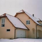 Gouttière G300 sous neige de Dal'Alu, Haguenau - Mey'er Herrlisheim, alsace, Bas Rhin
