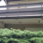 Gouttière G300 de Dal'Alu, sur terrasse, Haguenau - Mey'er Herrlisheim, alsace, Bas Rhin