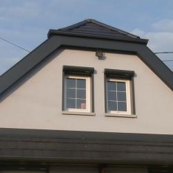 Habillage planche de rive, pignon, aluminium  Dal'Alu, Bischwiller - Mey'er Herrlisheim, alsace, Bas Rhin