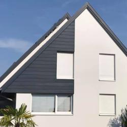 Protection lambris bois par lambris aluminium, Dal'Alu - Mey'er Herrlisheim, alsace, Bas Rhin