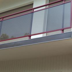 Habillage nez de dalle de balcon aluminium  Dal'Alu, Haguenau - Mey'er Herrlisheim, alsace, Bas Rhin