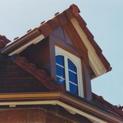 Habillage complet chien assis aluminium lisse Dal'Alu - Mey'er Herrlisheim, alsace, Bas Rhin