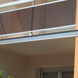 Habillage nez de dalle de terrasse en aluminium prélaqué Dal'alu, Haguenau - Mey'er Herrlisheim, alsace, Bas Rhin