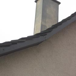 Habillage rive en cremaillère, pignon, Haguenau, aluminium  Dal'Alu - Mey'er Herrlisheim, alsace, Bas Rhin