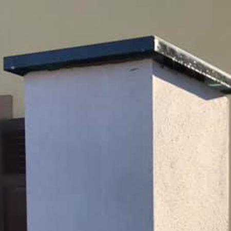 Mey'er, couvertine renforcée pour muret, aluminium antrhacite, Dal'Alu, Alsace, Grand Est